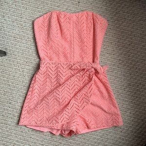 Amanda Uprichard Pink Romper